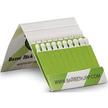 Load image into Gallery viewer, BARBERUPP Styptic Stick Shave Accessories (Green Stix, 3 Pack) Stops Bleeding For Razor Nicks For Men &amp; Women - Sanitary and Great For Barbers or Personal
