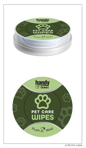 BARBERUPP Pet Wipes for Dogs - Travel-Friendly Dog Paw Wipes - Dog Wipes Cleaning Deodorizing - Puppy Wipe Set - Scented Doggie Grooming Non-Wet Wipes - 2 x 10 Individually-Sealed Pods